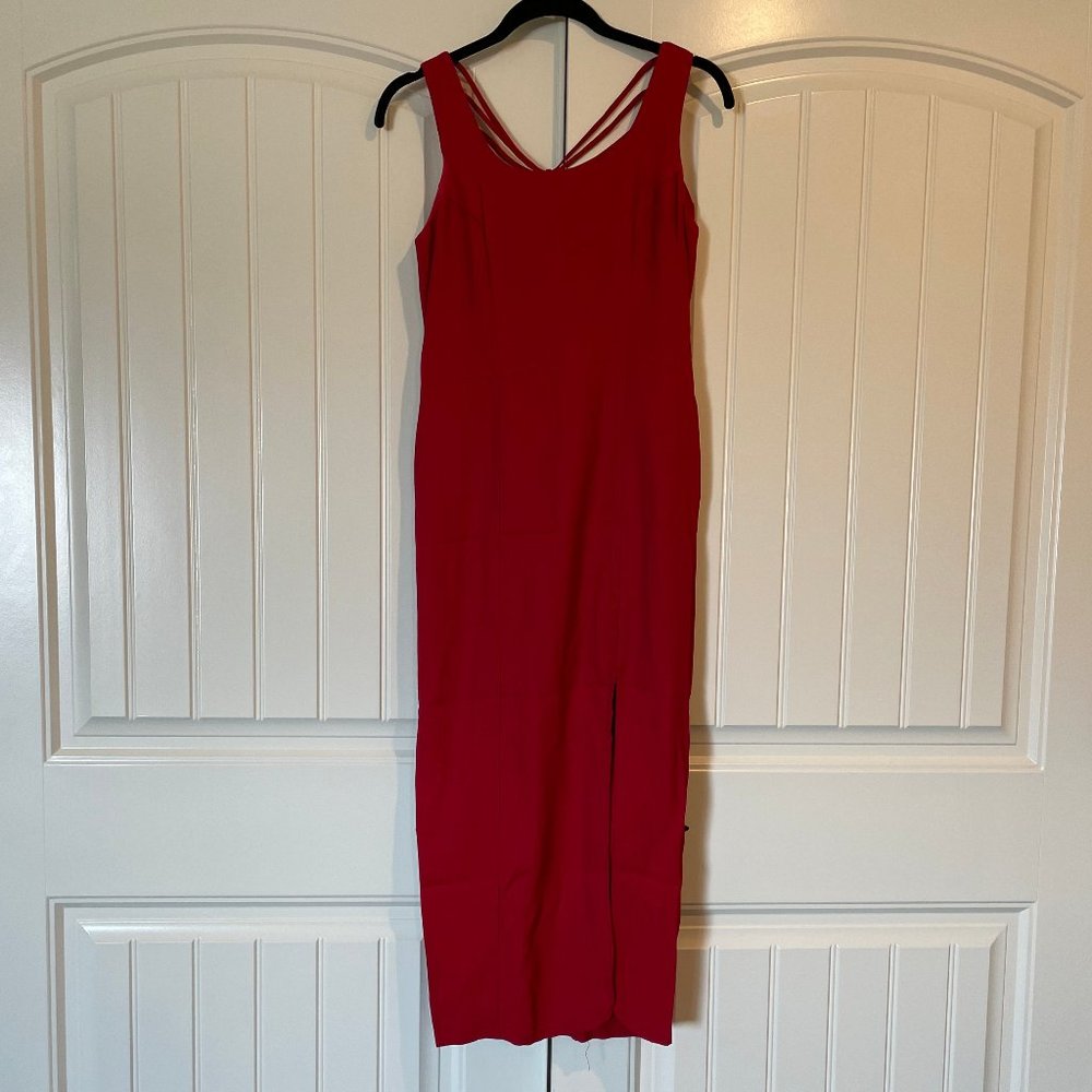 Womens Size 3/4 Small Jay Jacobs Red Maxi Dress